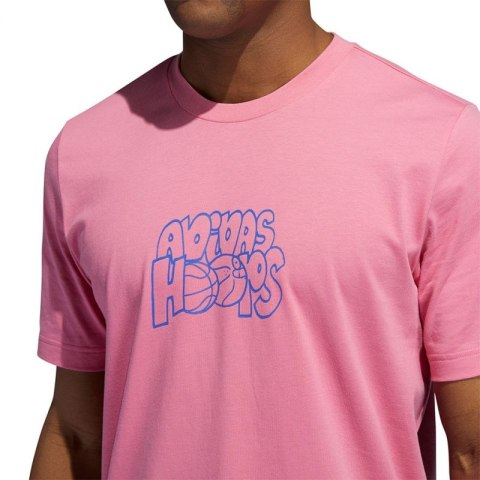 Koszulka adidas Lil Stripe adidas Hoops Graphic Tee M GS7220 Koszulka adidas Lil Stripe adidas Hoops Graphic Tee M GS7220