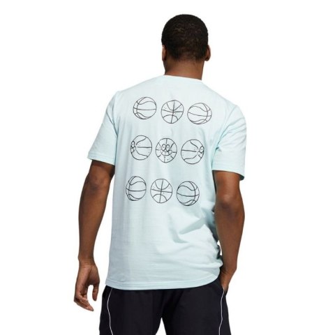 Koszulka adidas Lil Stripes adidas Hoops Graphic M GS7222