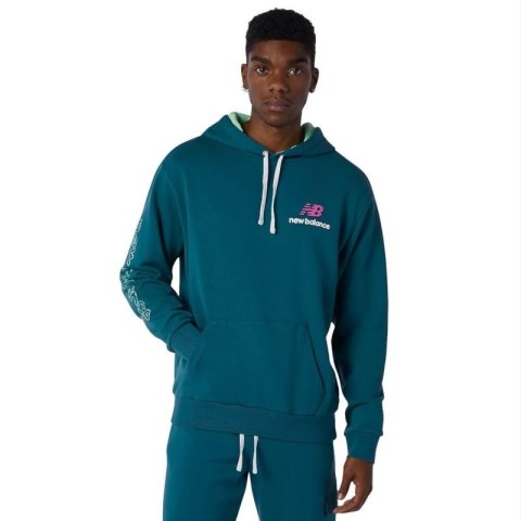 Bluza New Balance Athletics Clash Hoodie M MT13564MTL Bluza New Balance Athletics Clash Hoodie M MT13564MTL