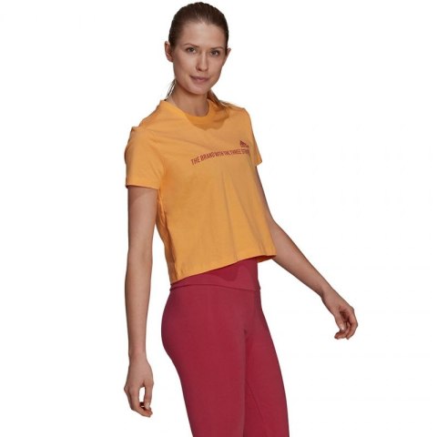 Koszulka adidas Gradient Logo Cropped W GM5579 Koszulka adidas Gradient Logo Cropped W GM5579
