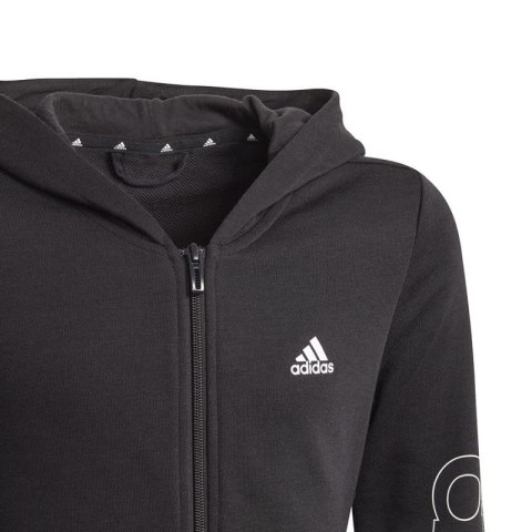 Bluza adidas Essentials Logo Full-Zip Hoodie Jr GN4050 Bluza adidas Essentials Logo Full-Zip Hoodie Jr GN4050