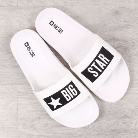 Klapki plażowe basenowe Big Star M DD174700 białe Klapki plażowe basenowe Big Star M DD174700 białe