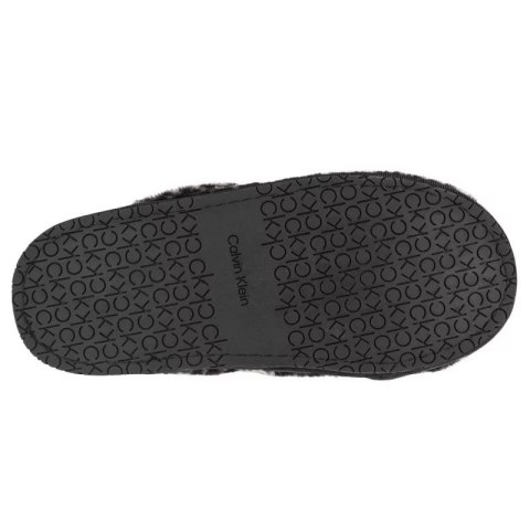Kapcie Calvin Klein Slipper Mule Fur Mono W HW0HW00536-0GK Kapcie Calvin Klein Slipper Mule Fur Mono W HW0HW00536-0GK