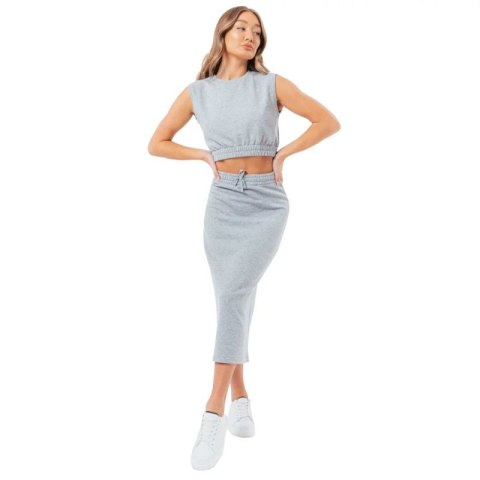 Komplet dresowy Justhype Sweat Midi Skirt Loungewear Set W LABON007 Komplet dresowy Justhype Sweat Midi Skirt Loungewear Set W LABON007