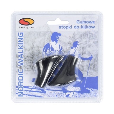 Stopki, gumowe nakładki SMJ sport do kijków Nordic Walking blister HS-TNK-000006679 Stopki, gumowe nakładki SMJ sport do kijków Nordic Walking blister HS-TNK-000006679