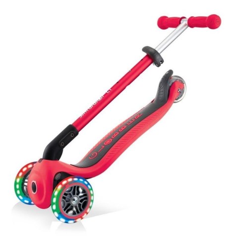 Hulajnoga 3-kołowa Globber Primo Foldable Lights 432-102-2 New Red