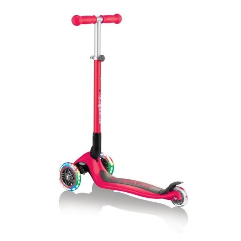 Hulajnoga 3-kołowa Globber Primo Foldable Lights 432-102-2 New Red
