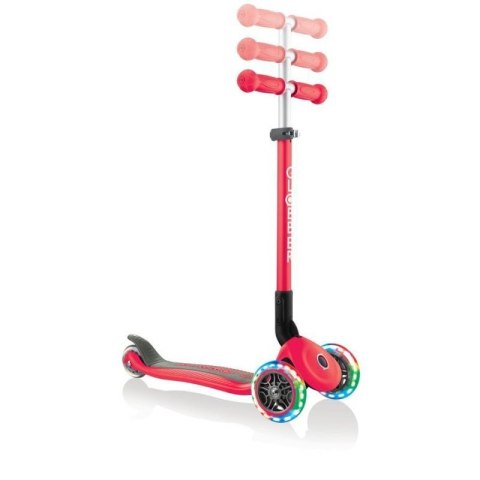 Hulajnoga 3-kołowa Globber Primo Foldable Lights 432-102-2 New Red