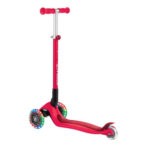Hulajnoga 3-kołowa Globber Primo Foldable Lights 432-102-2 New Red
