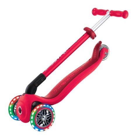 Hulajnoga 3-kołowa Globber Primo Foldable Lights 432-102-2 New Red