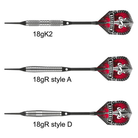 Rzutki Harrows Assassin 85% Softip HS-TNK-000013252