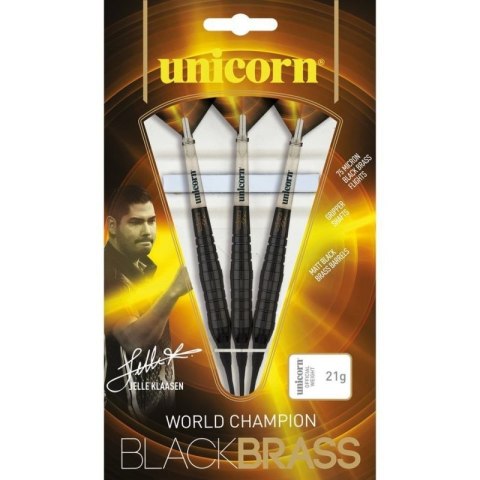 Rzutki soft tip Unicorn Black Brass- Jelle Klaasen 19g:23771|21g:23772 Rzutki soft tip Unicorn Black Brass- Jelle Klaasen 19g:23771|21g:23772