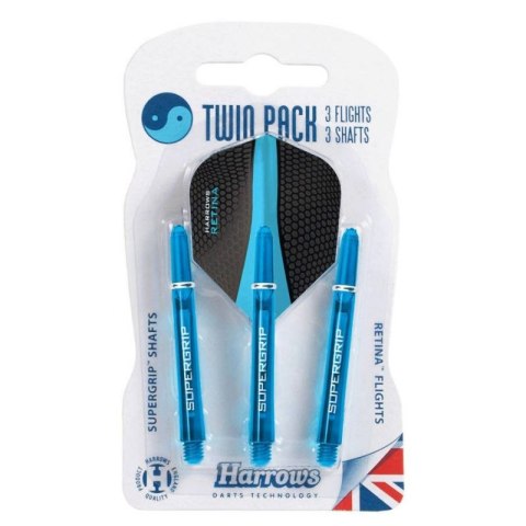 Harrows Twin Pack shafty Supergrip + piórka Retina HS-TNK-000013682 Harrows Twin Pack shafty Supergrip + piórka Retina HS-TNK-000013682