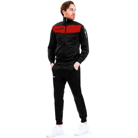 Dres Givova Tuta Visa Sum M TR018 1210 czarny Dres Givova Tuta Visa Sum M TR018 1210 czarny