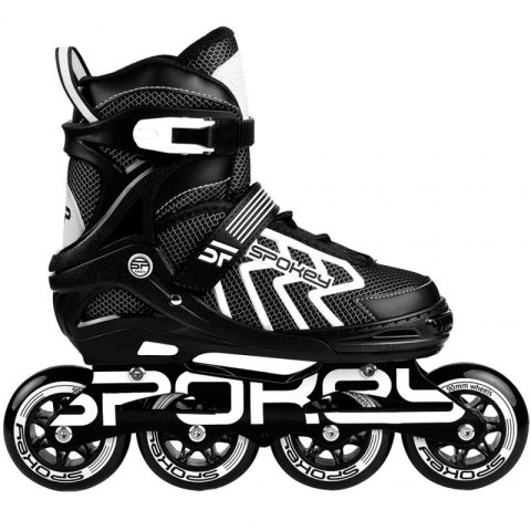 Łyżworolki Spokey Khan Bk/Wh Jr 927032-927033 Łyżworolki Spokey Khan Bk/Wh Jr 927032-927033