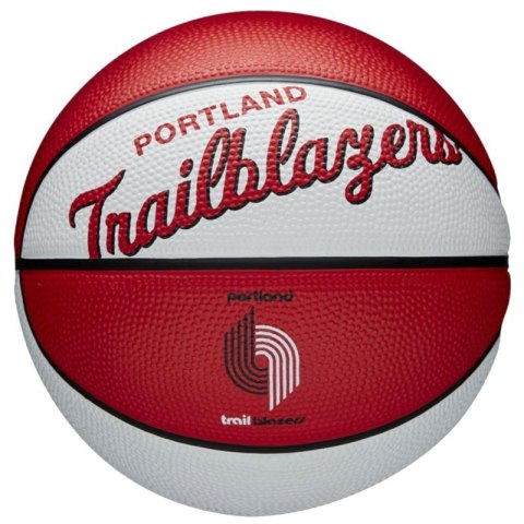 Piłka Wilson Team Retro Portland Trail Blazers Mini Ball WTB3200XBPOR Piłka Wilson Team Retro Portland Trail Blazers Mini Ball WTB3200XBPOR