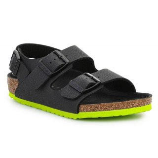 Sandały Birkenstock Milano Kinder 1022129 Desert Soil Black Lime