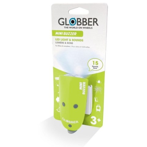 Lampka LED + klakson Globber Mini Buzzer 530-106 DE1 Lampka LED + klakson Globber Mini Buzzer 530-106 DE1