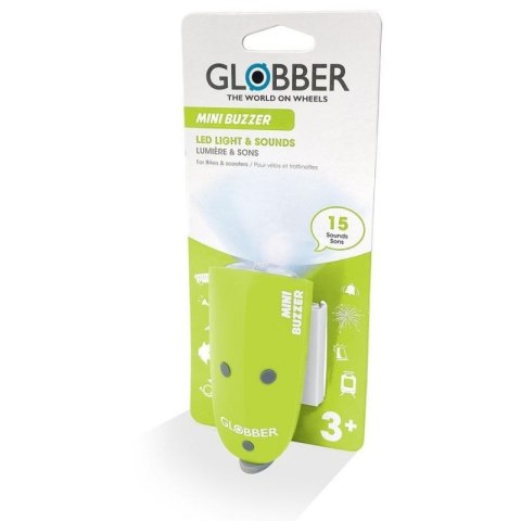 Lampka LED + klakson Globber Mini Buzzer 530-106 DE1 Lampka LED + klakson Globber Mini Buzzer 530-106 DE1