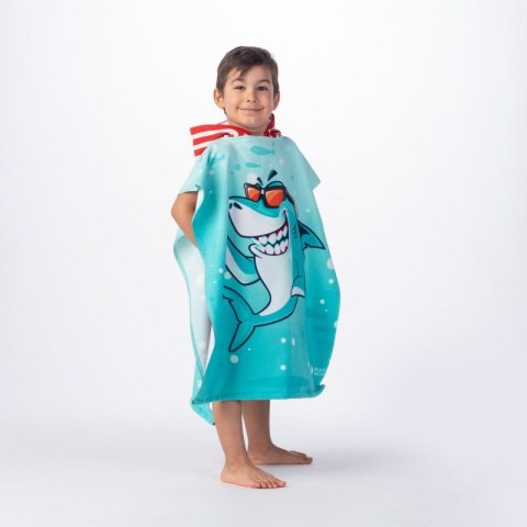Ręcznik Aquawave Sharki Poncho Jr 92800400595 Ręcznik Aquawave Sharki Poncho Jr 92800400595