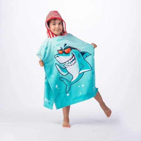 Ręcznik Aquawave Sharki Poncho Jr 92800400595 Ręcznik Aquawave Sharki Poncho Jr 92800400595