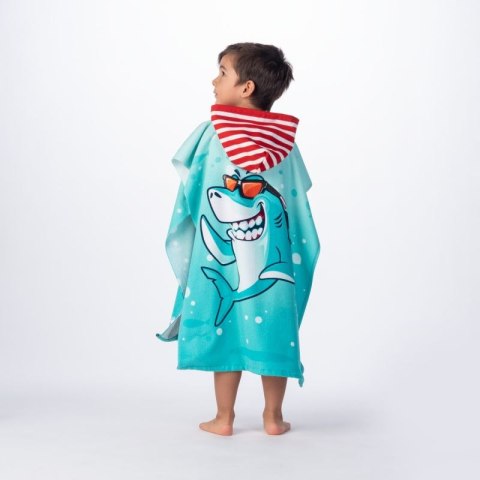 Ręcznik Aquawave Sharki Poncho Jr 92800400595 Ręcznik Aquawave Sharki Poncho Jr 92800400595