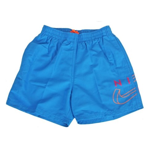Spodenki kąpielowe Nike Split Logo Lap 4" Jr NESSC786 458 Spodenki kąpielowe Nike Split Logo Lap 4" Jr NESSC786 458