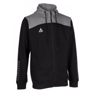 Bluza Select Oxford Zip Hoodie Women czarno/ szara
