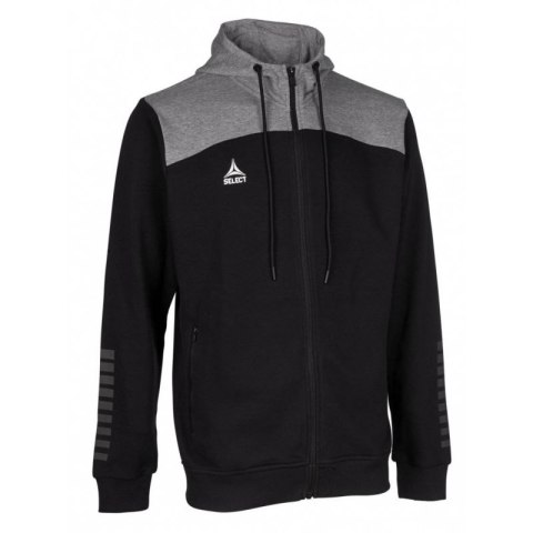 Bluza Select Oxford Zip Hoodie czarno/ szara Bluza Select Oxford Zip Hoodie czarno/ szara