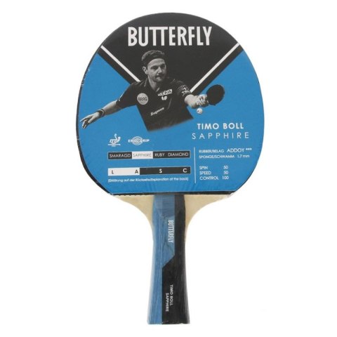 Rakietka do tenisa stołowego Butterfly Timo Boll Saphire S841449 Rakietka do tenisa stołowego Butterfly Timo Boll Saphire S841449