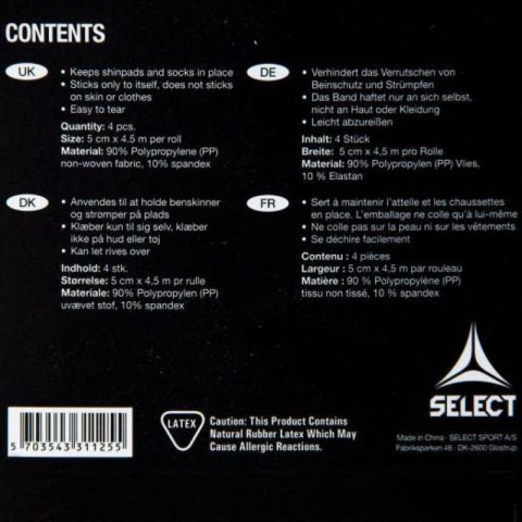 Taśma do getr Select 4/pack 5 cm x 4,5 m T26-17708 Taśma do getr Select 4/pack 5 cm x 4,5 m T26-17708