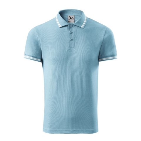 Koszulka polo Malfini Urban M MLI-21915 błękitny
