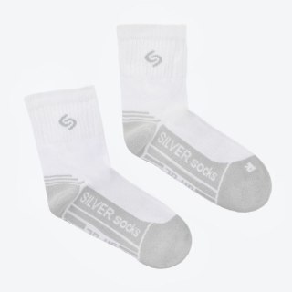 Skarpety Inmove Athletic D.Silver M INMOVEATHLETICD.SILVER White/Grey