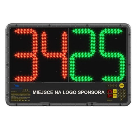Elektroniczna tablica zmiany zawodników- dwustronna Elektroniczna tablica zmiany zawodników- dwustronna