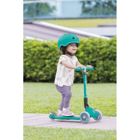 Hulajnoga 3-kołowa Globber Foldable Lights Emerald Green Jr 437-107
