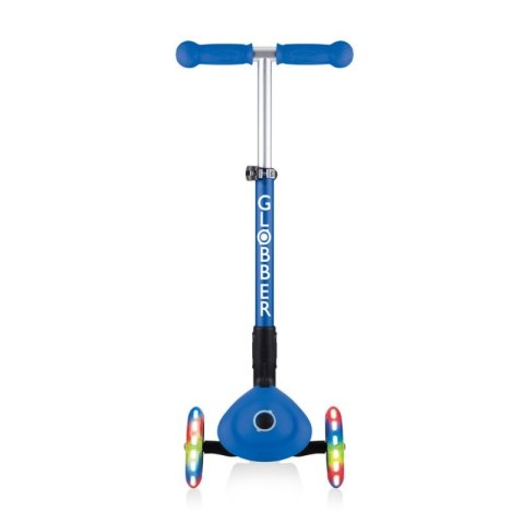 Hulajnoga 3-kołowa Globber Foldable Lights Navy Blue Jr 437-100 Hulajnoga 3-kołowa Globber Foldable Lights Navy Blue Jr 437-100