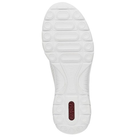 Komfortowe półbuty Rieker W L3254-80 białe