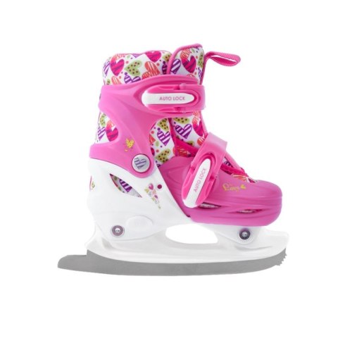 Wrotki-rolki-łyżwy regulowane Smj sport Combo Hearts 3w1 Led Jr HS-TNK-000011510
