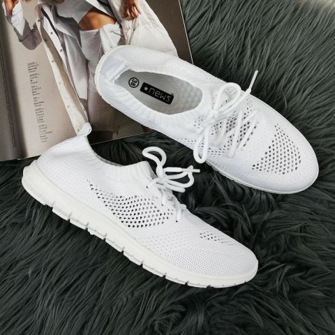 Buty sportowe slip on News W EVE211C białe