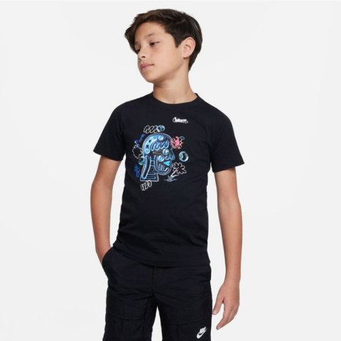 Koszulka Nike Sportswear Jr DX9526-010 Koszulka Nike Sportswear Jr DX9526-010