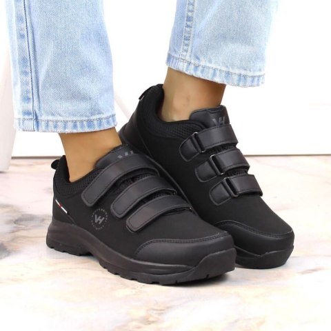 Buty trekkingowe na rzepy Vanhorn W WOL168 czarne