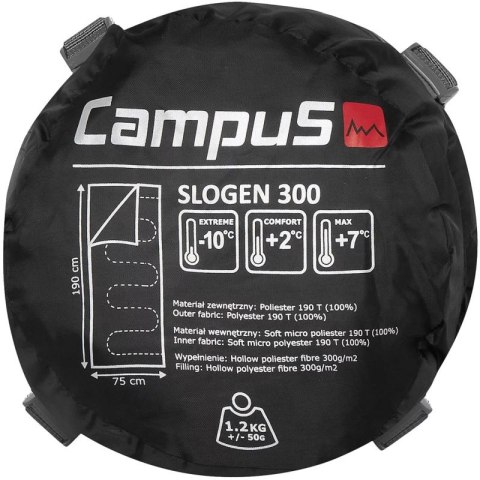 Śpiwór Campus Slogen 300 Right Sleeping Bag CUP701123404 Śpiwór Campus Slogen 300 Right Sleeping Bag CUP701123404