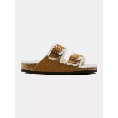 Klapki Birkenstock Arizona Shearling Mink W 1001135