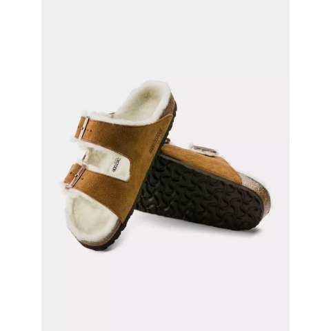 Klapki Birkenstock Arizona Shearling Mink W 1001135