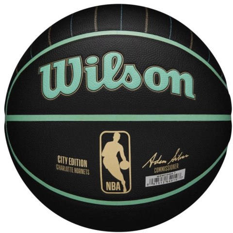 Piłka do koszykówki Wilson NBA Team City Collector Charlotte Hornets Ball WZ4016404ID Piłka do koszykówki Wilson NBA Team City Collector Charlotte Hornets Ball WZ4016404ID