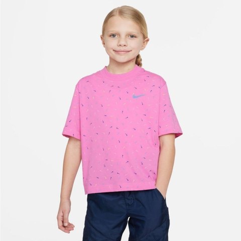 Koszulka Nike Sportswear Jr FD5366-620 Koszulka Nike Sportswear Jr FD5366-620