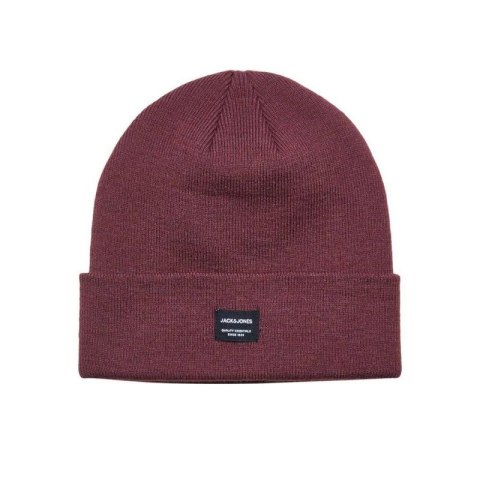 Czapka Jack & Jones Jacdna Beanie Noos M 12092815 bordowa