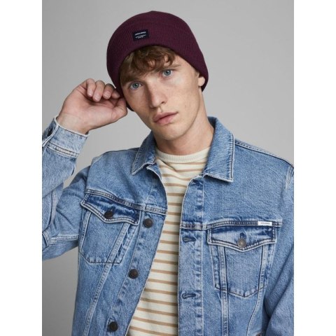 Czapka Jack & Jones Jacdna Beanie Noos M 12092815 bordowa