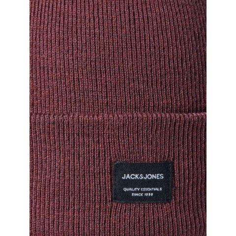Czapka Jack & Jones Jacdna Beanie Noos M 12092815 bordowa