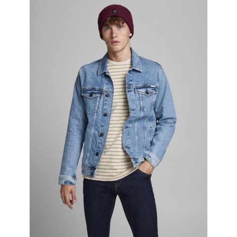 Czapka Jack & Jones Jacdna Beanie Noos M 12092815 bordowa
